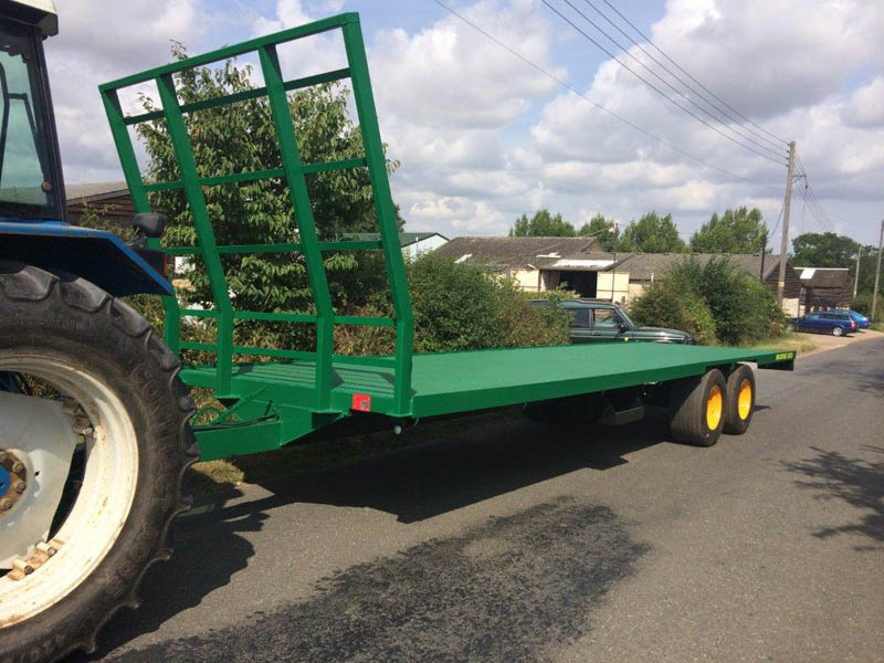 Gibson bale flatbed trailer